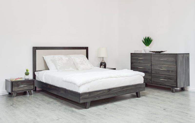 Alistair Upholstered Wooden Bed Frame in Victoria