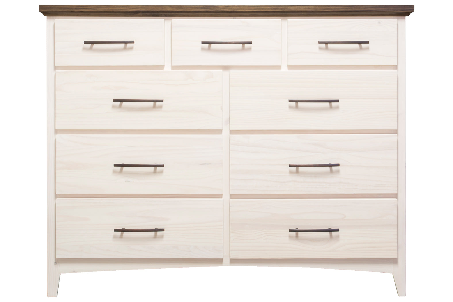Elizabeth 2-tone dresser 9 drawer