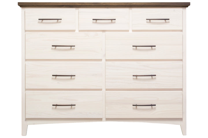 Elizabeth 2-tone dresser 9 drawer