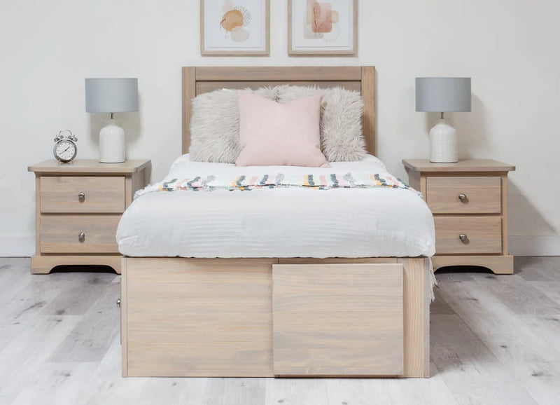 Captains Wood Platform Storage Bed Frame