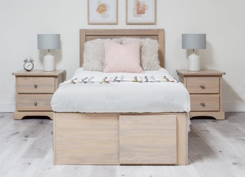 Mates Wood Platform Storage Bed Frame
