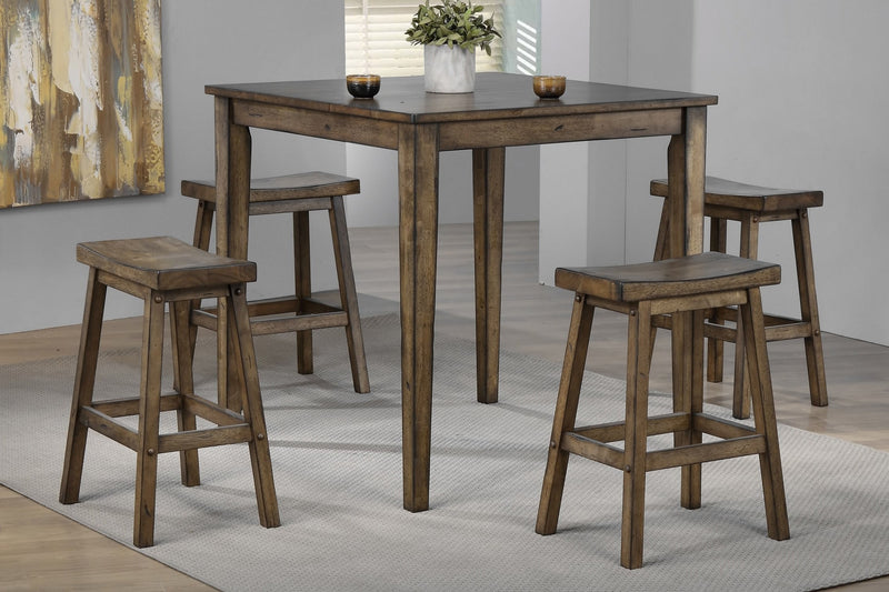Newport Rustic Saddle Stool