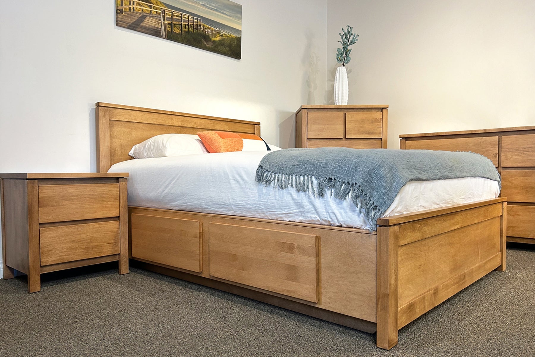 Madison Wooden Storage Bed Frame Victoria