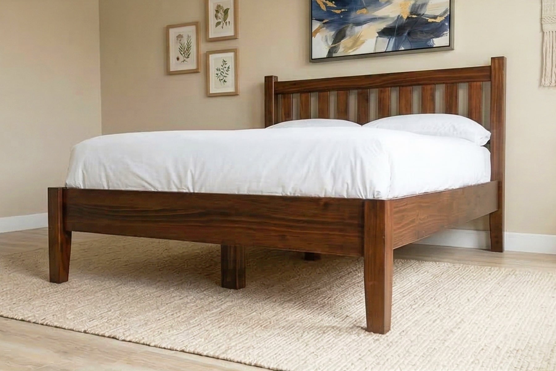 Slatted Platform Bed Frame in Victoria