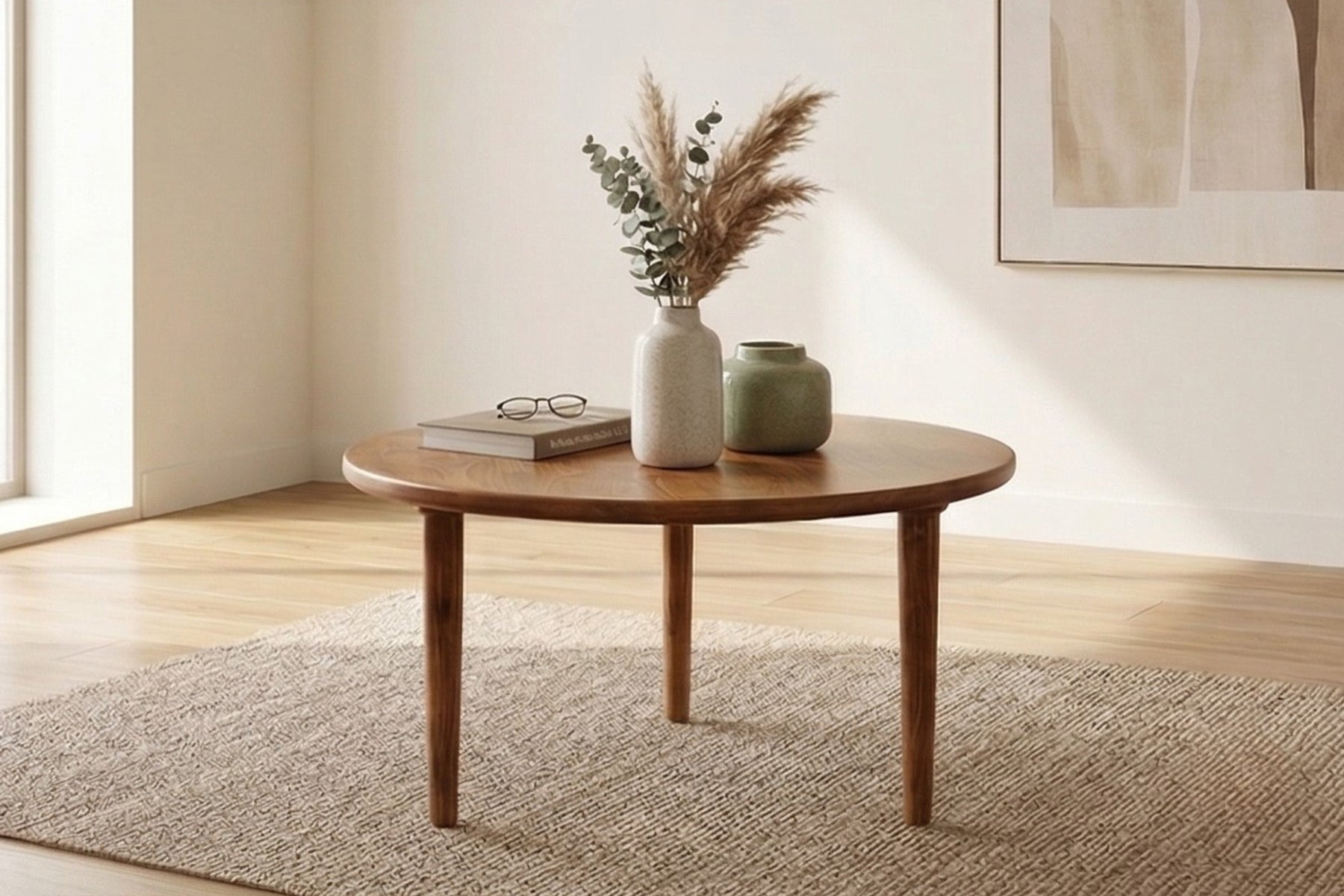 Minimalist Round Coffee Table