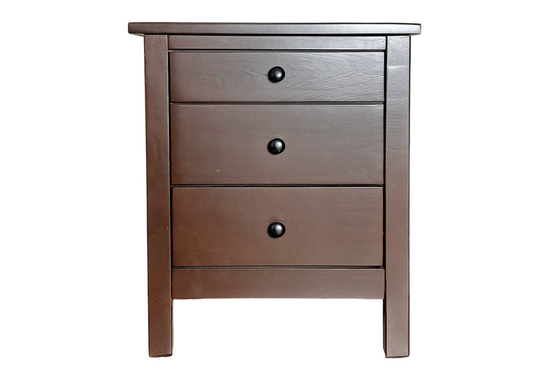 Clearance 2.5 Drawer Post and Panel Nightstand