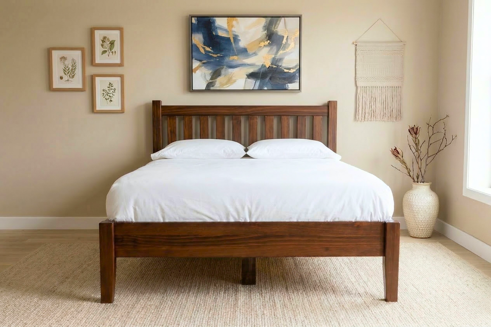 Slatted Platform Bed Frame in Victoria