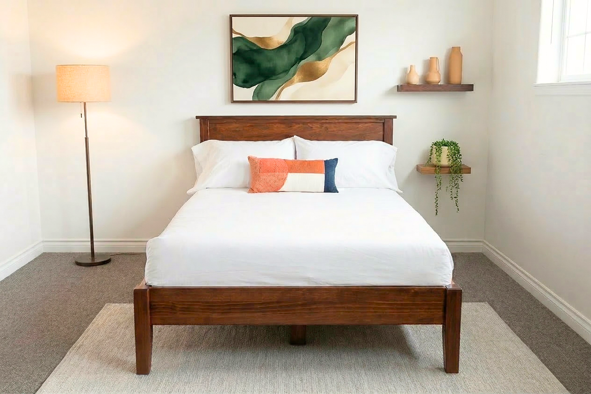 Panella Platform Bed Frame in Victoria