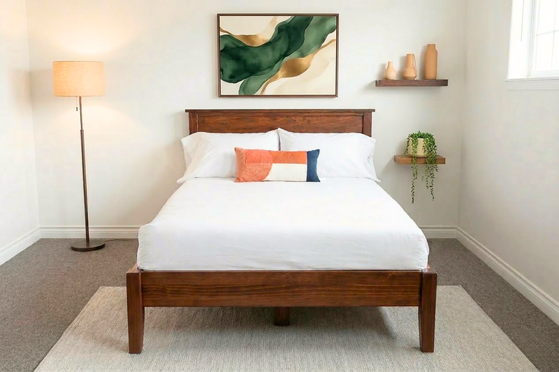 Panella Platform Bed Frame in Victoria
