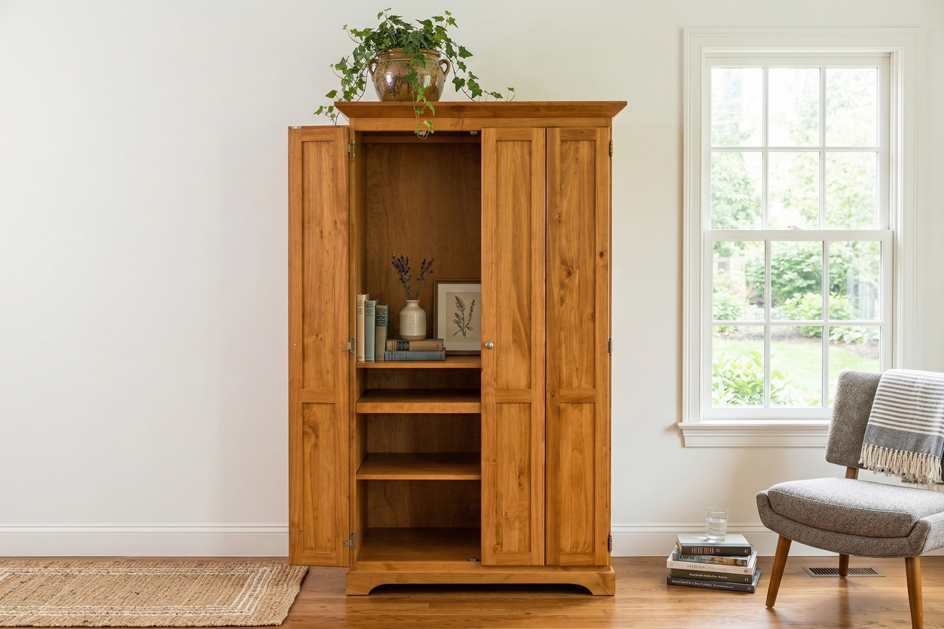 Polo Bi-Fold Armoire Victoria