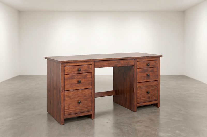 Double Pedestal Shaker Desk