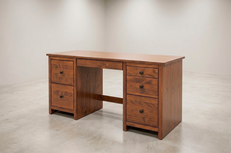 Double Pedestal Shaker Desk