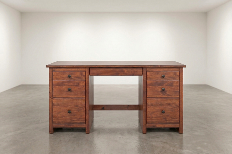 Double Pedestal Shaker Desk