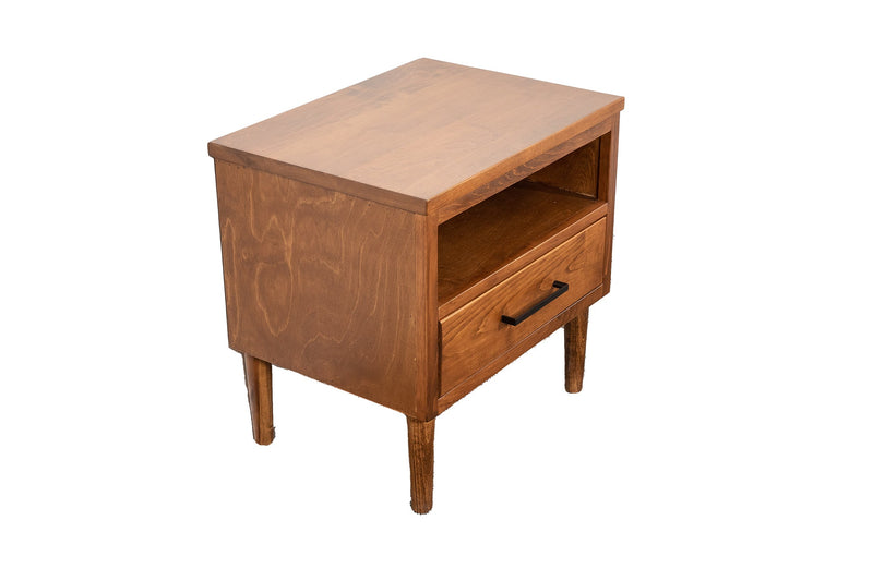 alvin solid wood nightstand side
