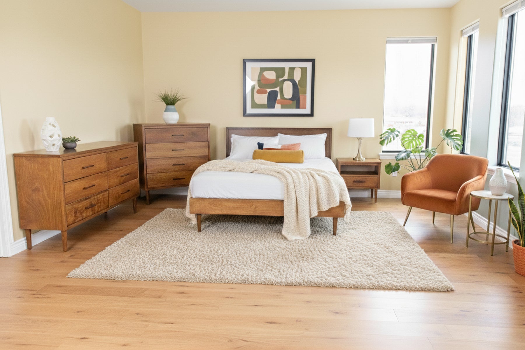 Alvin Wooden Bed Frame Victoria