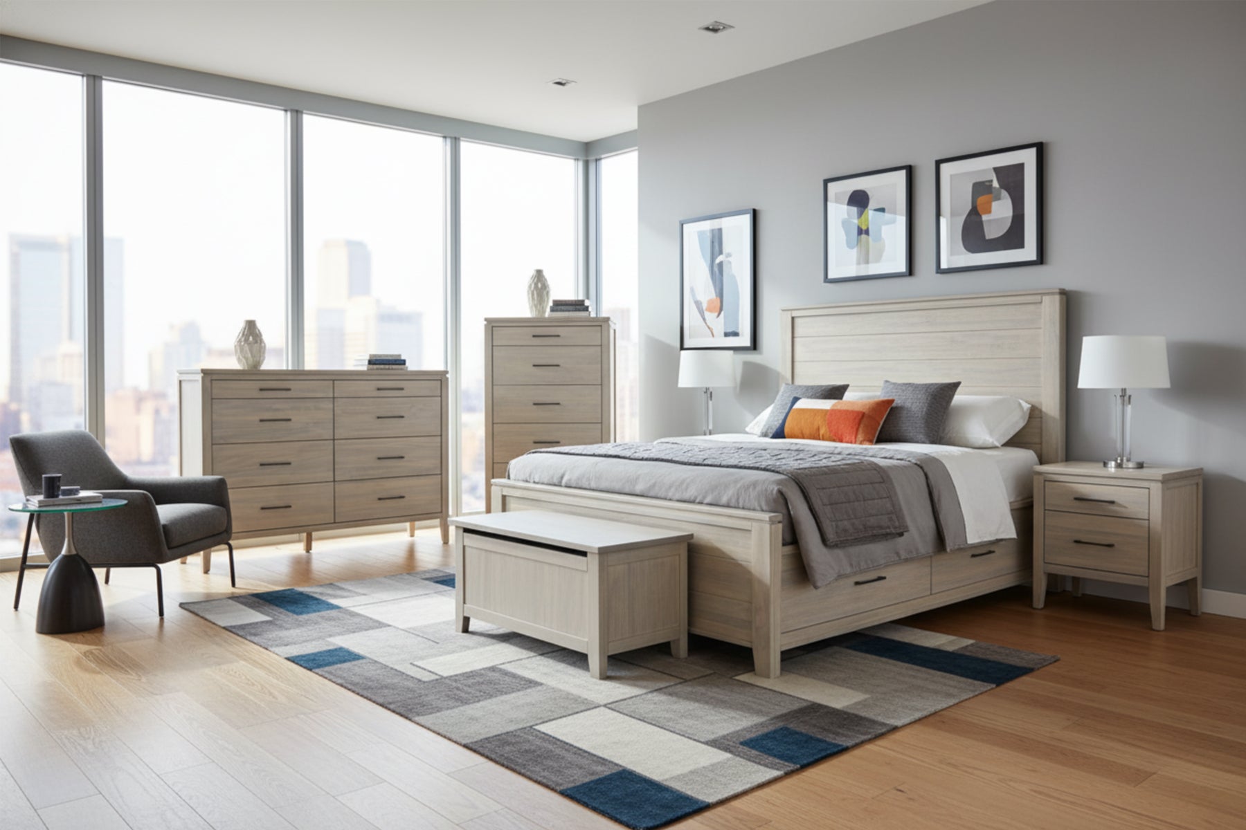 Contempo Wooden Storage Bed Frame Victoria