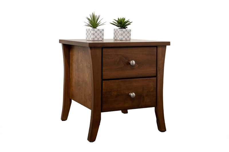 elegance solid wood nightstand