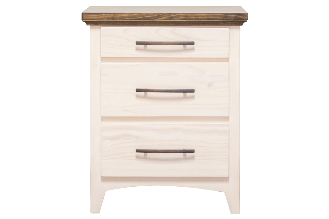 Elizabeth two tone nightstand
