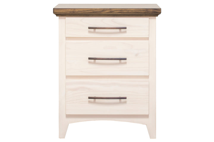 Elizabeth two tone nightstand