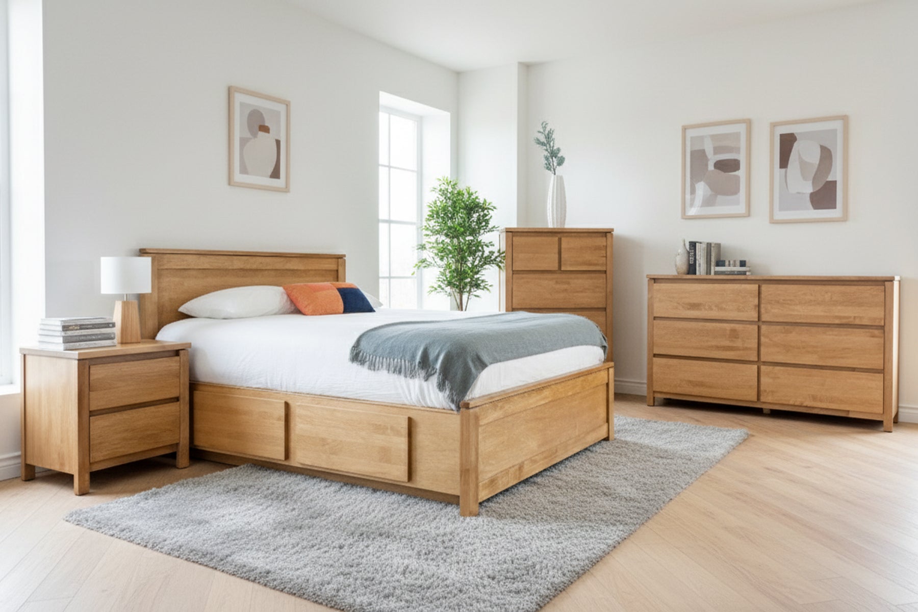 Madison Wooden Storage Bed Frame Victoria