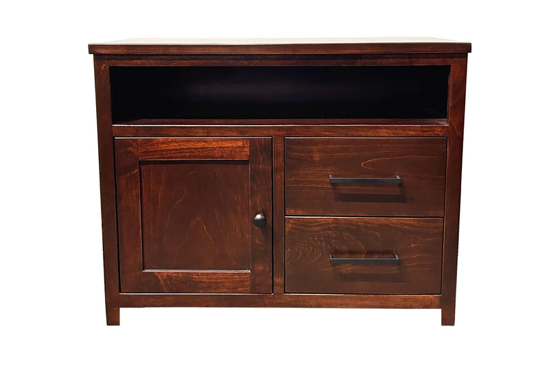 Post and Panel TV stand