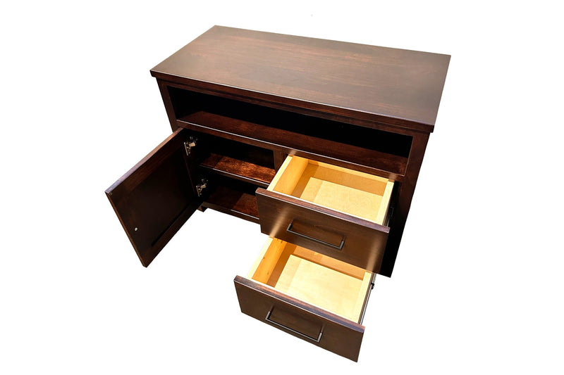 Post and Panel TV stand