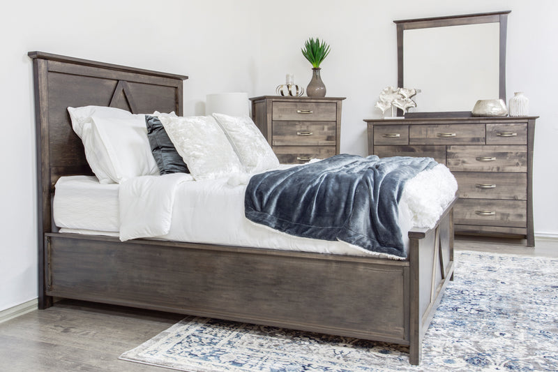 Sora Solid Wood Platform Bed Frame in Victoria