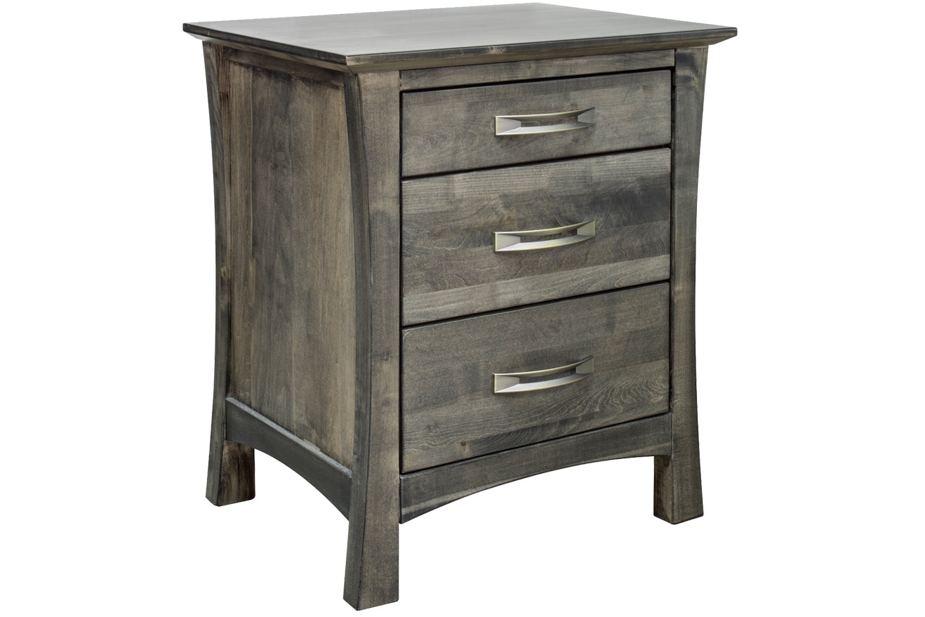 megan solid wood nightstand side
