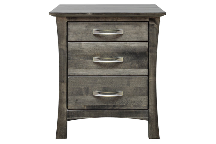 megan solid wood nightstand