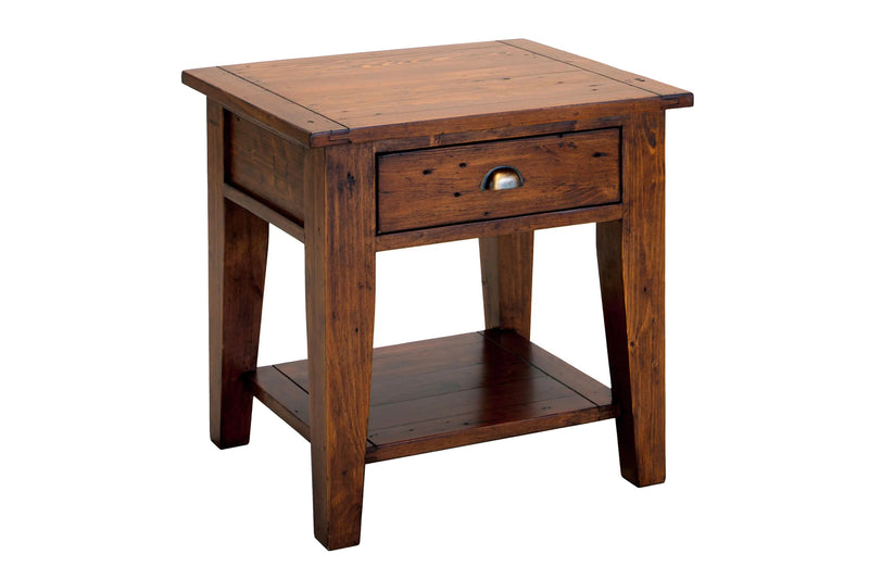 Old World Reclaimed End Table