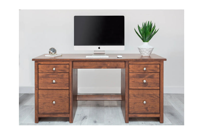 Double Pedestal Shaker Desk