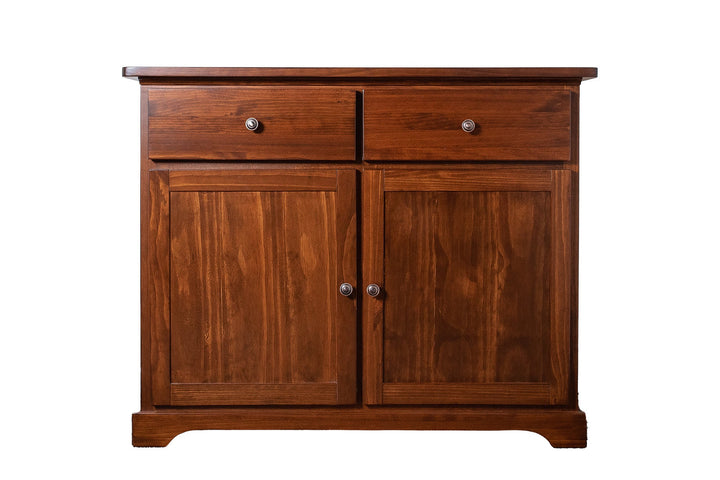 polo solid wood buffet - small - mahogany