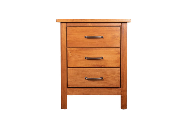 post and panel solid wood nightstand in salem