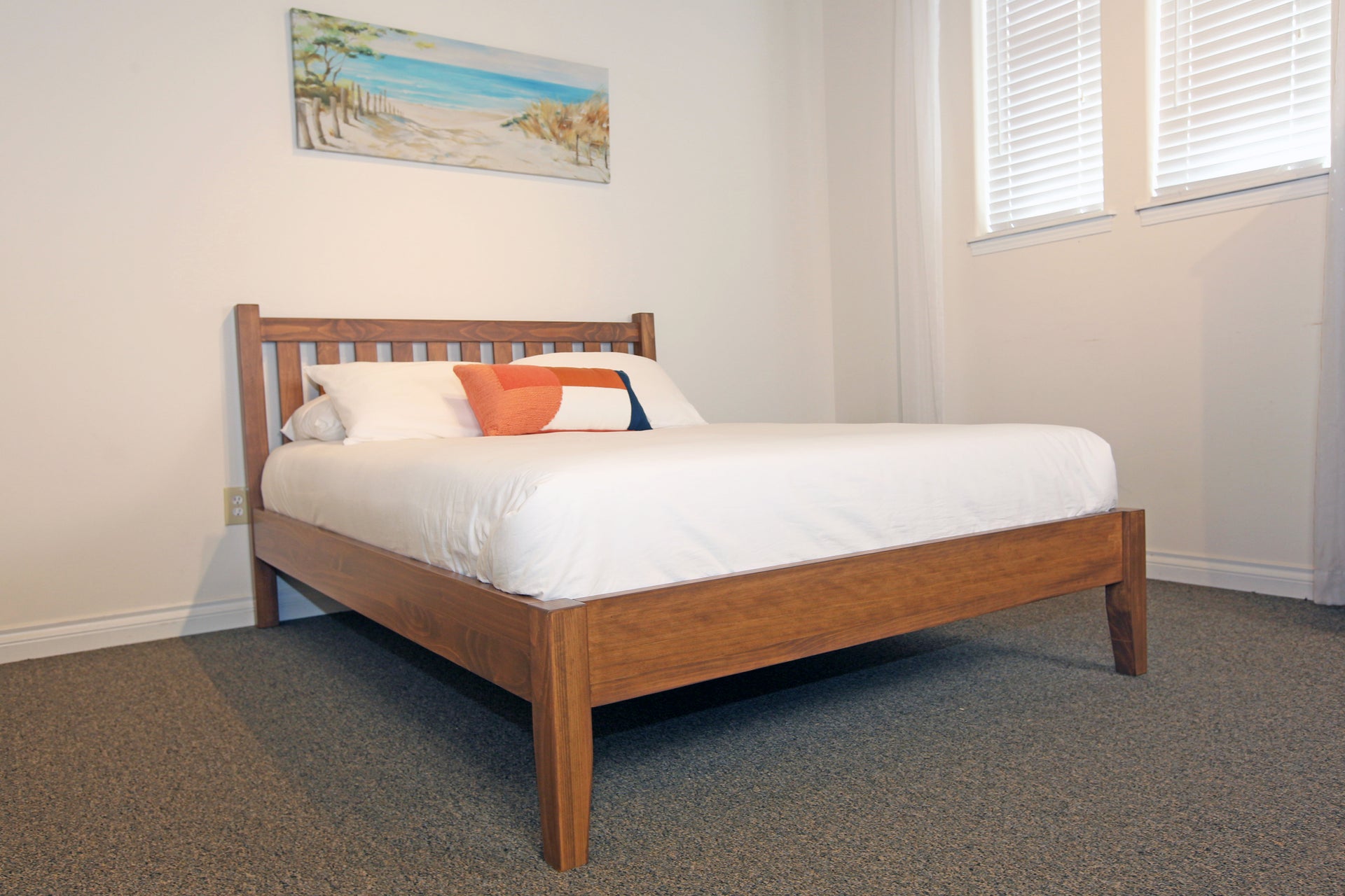 Slatted Platform Bed Frame in Victoria