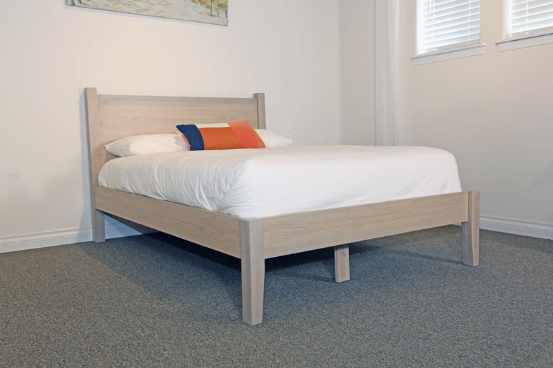Solid Headboard Platform Bed Frame in Victoria