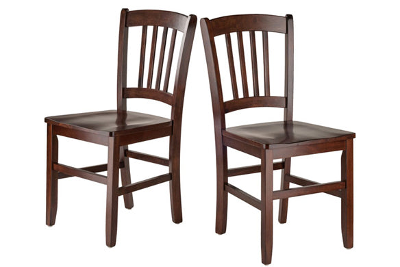 angler solid wood chairs