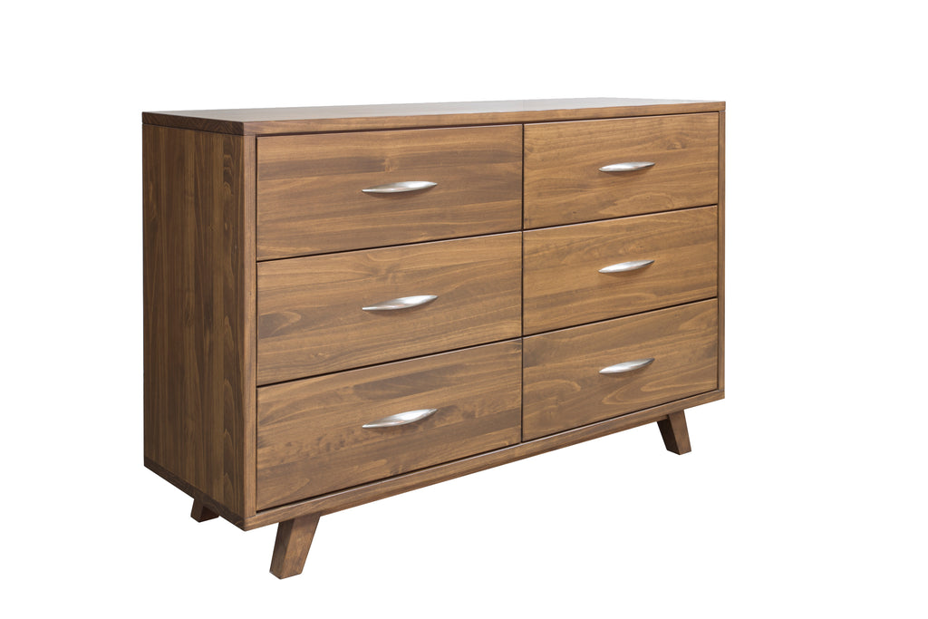 brandon solid wood dresser angled