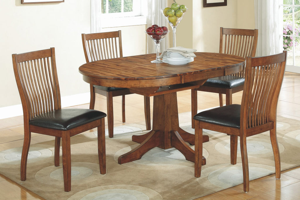 broadway solid wood oval table