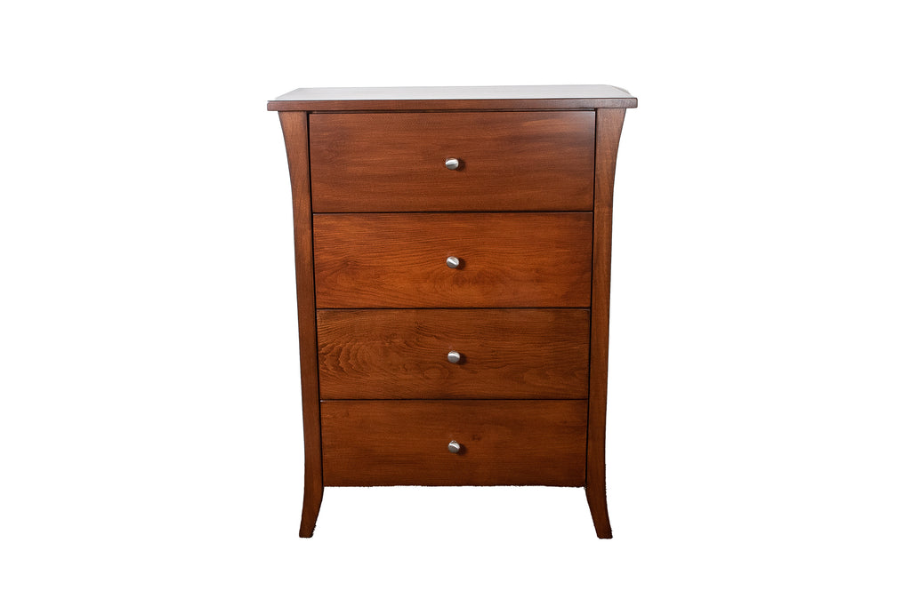 elegance solid wood chest in chocolate cherry