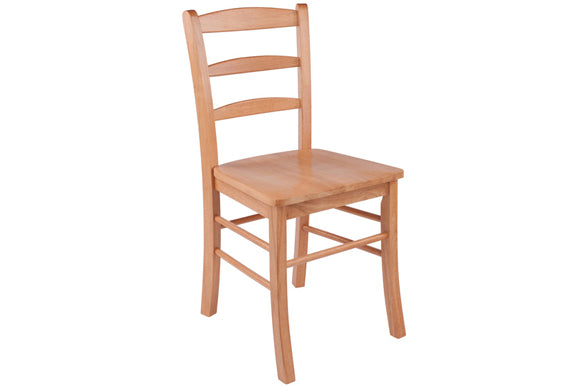 solid wood ladder back chairs natural