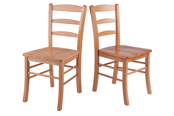 solid wood ladder back chairs natural