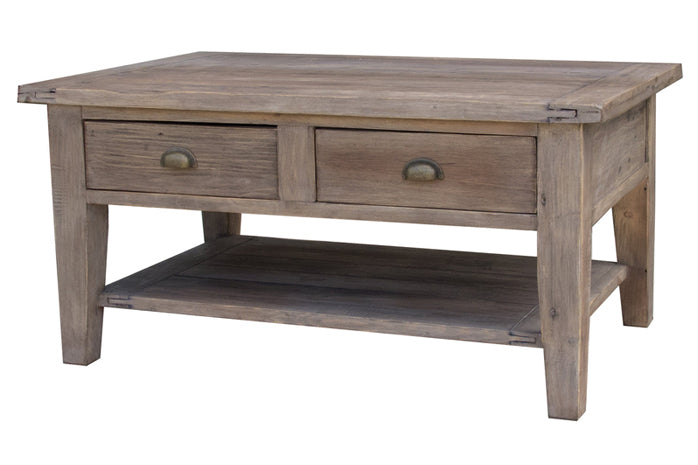 old world reclaimed wood coffee table