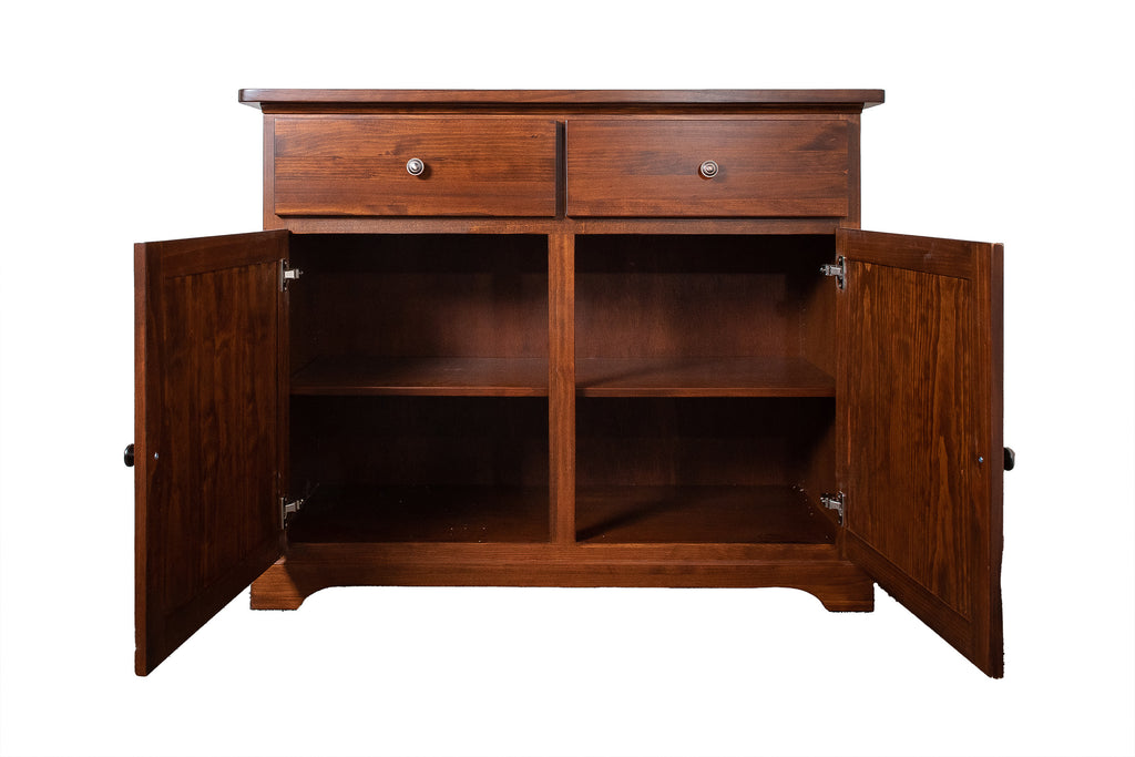 polo solid wood buffet - small - open