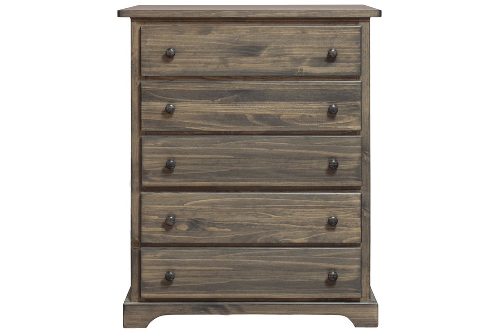 polo solid wood chest 5 drawer