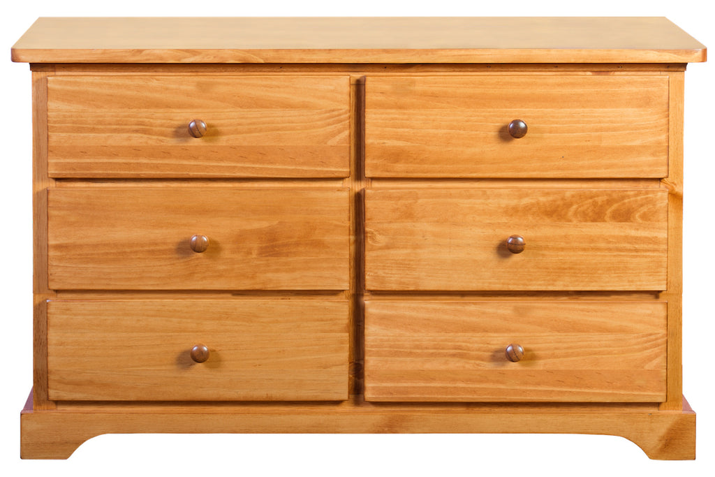 polo solid wood 6-drawer dresser 