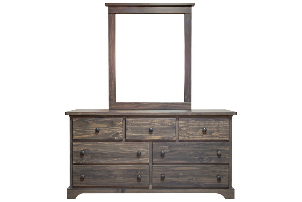 polo solid wood dresser w/mirror