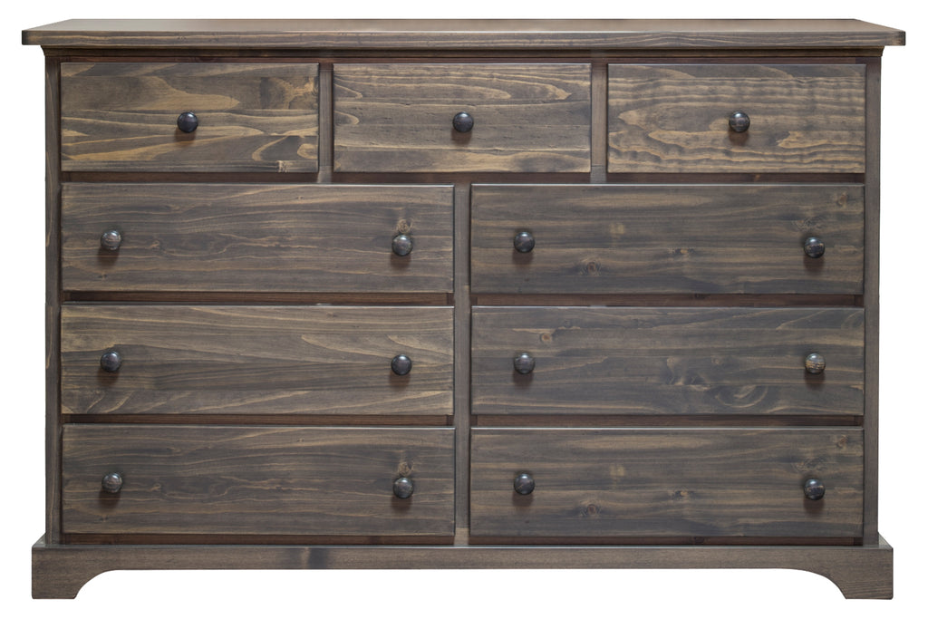 polo solid wood 9-drawer dresser 