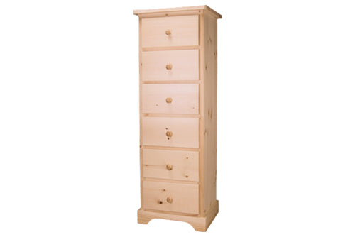 polo solid wood chest lingerie 6 drawer